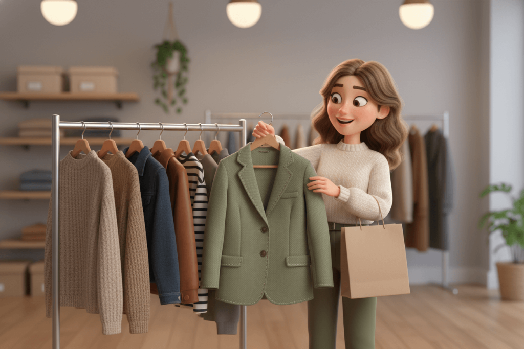 фото: Одежда в секонд-хенд