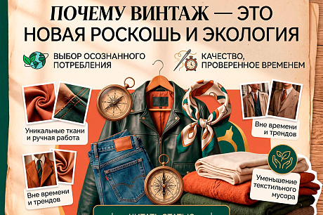 Почему винтаж — это новая роскошь и экология